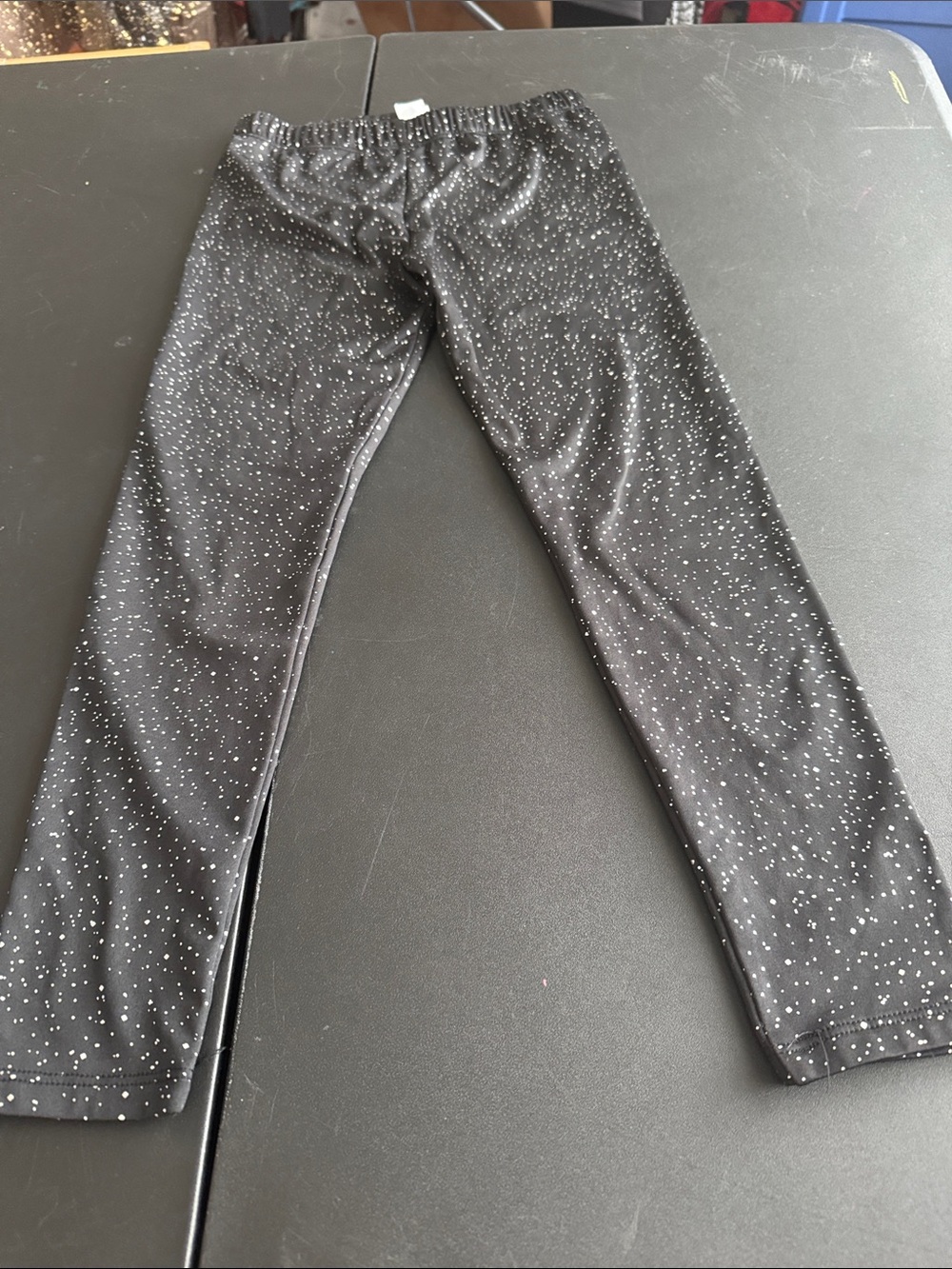 Kids Black Sparkle Leggings